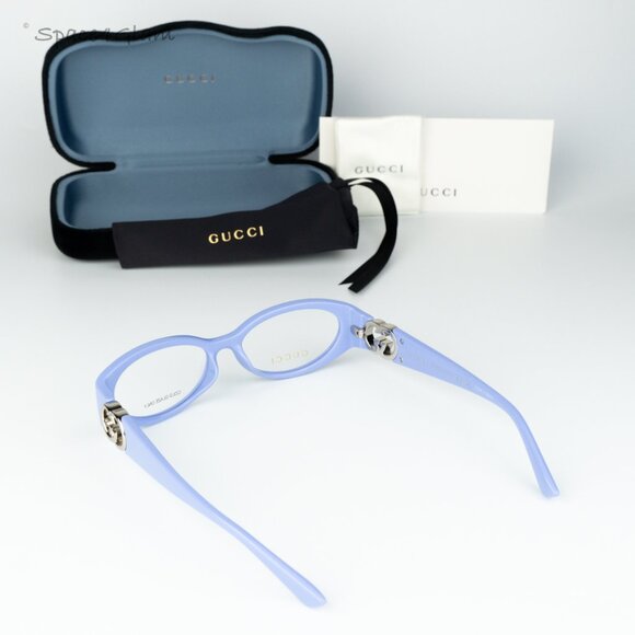 BRAND NEW Gucci GG1693O 003 Violet Demo Women Oval Eyeglasses GG 1693O - Picture 7 of 7